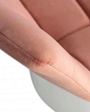 Стул барный DOBRIN TAILOR WHITE, пудрово-розовый велюр (MJ9-32) в Каменске-Уральском - kamensk-uralskiy.ok-mebel.com | фото 7