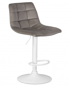 Стул барный DOBRIN TAILOR WHITE, серый велюр (MJ9-75) в Каменске-Уральском - kamensk-uralskiy.ok-mebel.com | фото 2