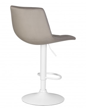 Стул барный DOBRIN TAILOR WHITE, серый велюр (MJ9-75) в Каменске-Уральском - kamensk-uralskiy.ok-mebel.com | фото 4