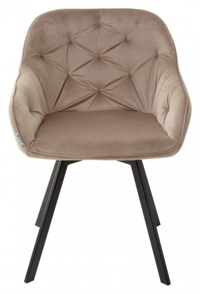 Стул GALE 360 град. поворот. BLUVEL-40 BEIGE, велюр/ черный каркас, М-City в Каменске-Уральском - kamensk-uralskiy.ok-mebel.com | фото 6