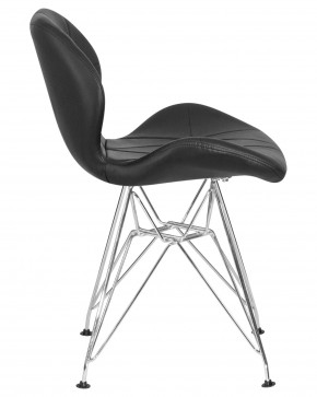 Стул обеденный DOBRIN BUTTERFLY CHROME, ножки хром, цвет чёрный в Каменске-Уральском - kamensk-uralskiy.ok-mebel.com | фото 3