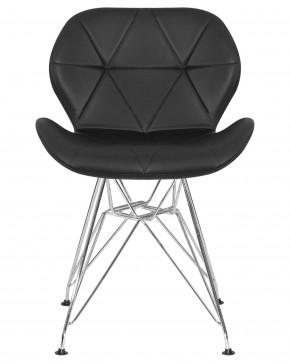Стул обеденный DOBRIN BUTTERFLY CHROME, ножки хром, цвет чёрный в Каменске-Уральском - kamensk-uralskiy.ok-mebel.com | фото 7