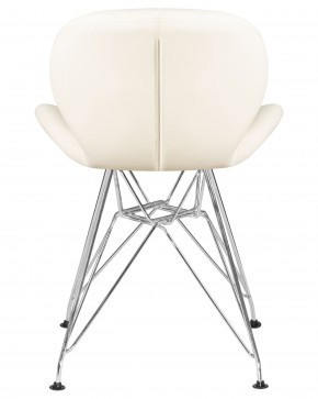 Стул обеденный DOBRIN BUTTERFLY CHROME, ножки хром, цвет кремовый в Каменске-Уральском - kamensk-uralskiy.ok-mebel.com | фото 5