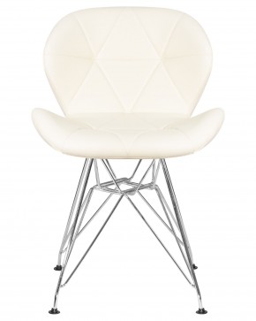 Стул обеденный DOBRIN BUTTERFLY CHROME, ножки хром, цвет кремовый в Каменске-Уральском - kamensk-uralskiy.ok-mebel.com | фото 6