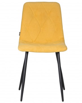 Стул обеденный DOBRIN CHILLY ROMBO, Горчичный Simple 15, основание черное в Каменске-Уральском - kamensk-uralskiy.ok-mebel.com | фото 6