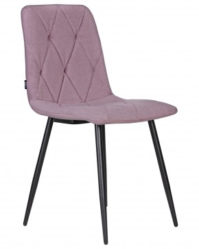Стул обеденный DOBRIN CHILLY ROMBO, Лавандовый Simple 48, основание черное в Каменске-Уральском - kamensk-uralskiy.ok-mebel.com | фото 2