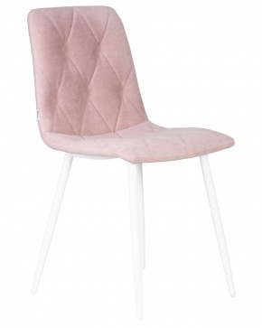 Стул обеденный DOBRIN CHILLY ROMBO, Розовый Simple 03, основание белый в Каменске-Уральском - kamensk-uralskiy.ok-mebel.com | фото 2