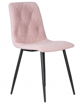 Стул обеденный DOBRIN CHILLY ROMBO, Розовый Simple 03, основание черное в Каменске-Уральском - kamensk-uralskiy.ok-mebel.com | фото 2