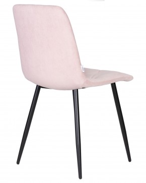 Стул обеденный DOBRIN CHILLY ROMBO, Розовый Simple 03, основание черное в Каменске-Уральском - kamensk-uralskiy.ok-mebel.com | фото 4