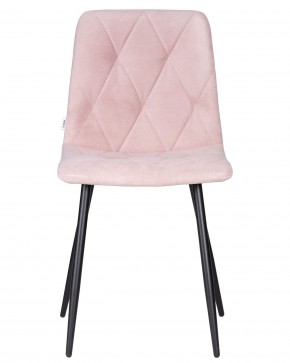 Стул обеденный DOBRIN CHILLY ROMBO, Розовый Simple 03, основание черное в Каменске-Уральском - kamensk-uralskiy.ok-mebel.com | фото 6