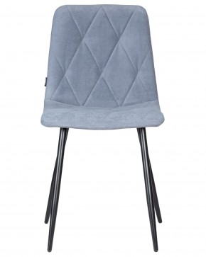 Стул обеденный DOBRIN CHILLY ROMBO, Серо-голубой Simple 26, основание черное в Каменске-Уральском - kamensk-uralskiy.ok-mebel.com | фото 6