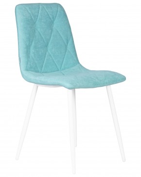 Стул обеденный DOBRIN CHILLY ROMBO, Тиффани Simple 51, основание белый в Каменске-Уральском - kamensk-uralskiy.ok-mebel.com | фото 2