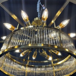 Светильник на штанге Imperiumloft RH Marais Round Chandelier 40,2668 в Каменске-Уральском - kamensk-uralskiy.ok-mebel.com | фото 5