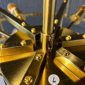 Светильник на штанге Imperiumloft RH Marais Round Chandelier 40,2668 в Каменске-Уральском - kamensk-uralskiy.ok-mebel.com | фото 5