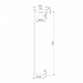 Торшер Elektrostandard Bevel a068473 в Каменске-Уральском - kamensk-uralskiy.ok-mebel.com | фото 2