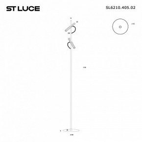 Торшер ST-Luce LILT SL6210.405.02 в Каменске-Уральском - kamensk-uralskiy.ok-mebel.com | фото 2