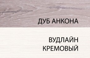 Тумба 1S, OLIVIA, цвет вудлайн крем/дуб анкона в Каменске-Уральском - kamensk-uralskiy.ok-mebel.com | фото 3