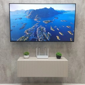 Тумба подвесная под ТВ LINES MTV3-MA 900 Бежевый (Леда-М 10.1.5) в Каменске-Уральском - kamensk-uralskiy.ok-mebel.com | фото 3