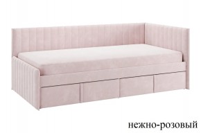 ТВИКС Кровать (тахта) с ящиками 900 (нежно-розовый) в Каменске-Уральском - kamensk-uralskiy.ok-mebel.com | фото