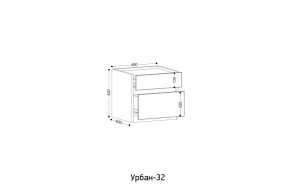 УРБАН- 32 Тумба в Каменске-Уральском - kamensk-uralskiy.ok-mebel.com | фото 2