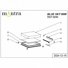 Встраиваемый светильник Mantra Blue Sky 9095 в Каменске-Уральском - kamensk-uralskiy.ok-mebel.com | фото 5