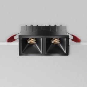 Встраиваемый светильник Maytoni Alfa LED DL043-02-10W3K-SQ-B-1 в Каменске-Уральском - kamensk-uralskiy.ok-mebel.com | фото 2