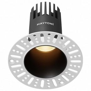 Встраиваемый светильник Maytoni Dip DL120-10W-2.7K-TRS-B в Каменске-Уральском - kamensk-uralskiy.ok-mebel.com | фото