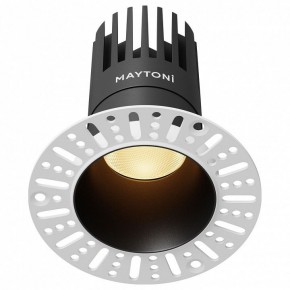 Встраиваемый светильник Maytoni Dip DL122-15W-2.7K-TRS-B в Каменске-Уральском - kamensk-uralskiy.ok-mebel.com | фото